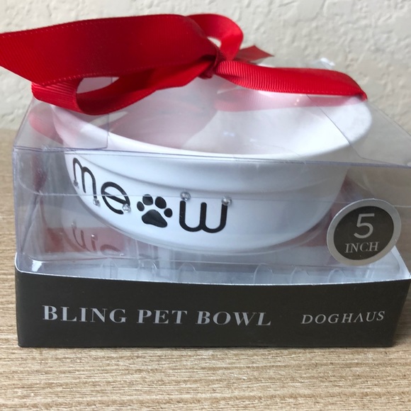 Meow Other - 🛑SOLD🛑Meow Bling Pet Bowl Dog Haus small bowl